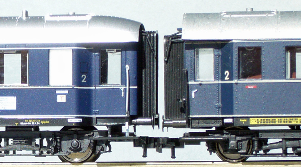 GFN F-Zug-Wagen B4üe-35 und Liliput BR4üe-29/52